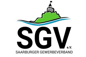 SGV Logo mit Burg in grell grün