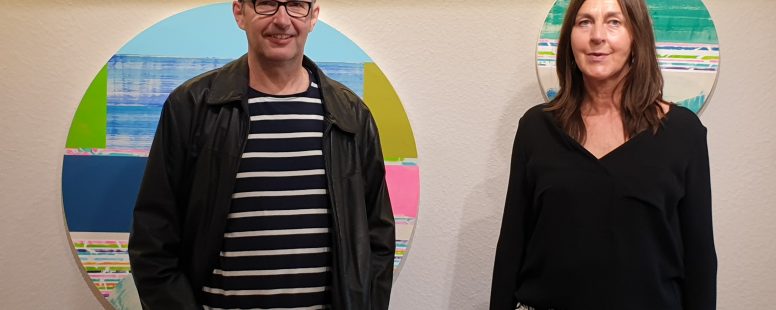 Vernissage zur Ausstellung Thomas Heger „Die Farbe von Wasser“