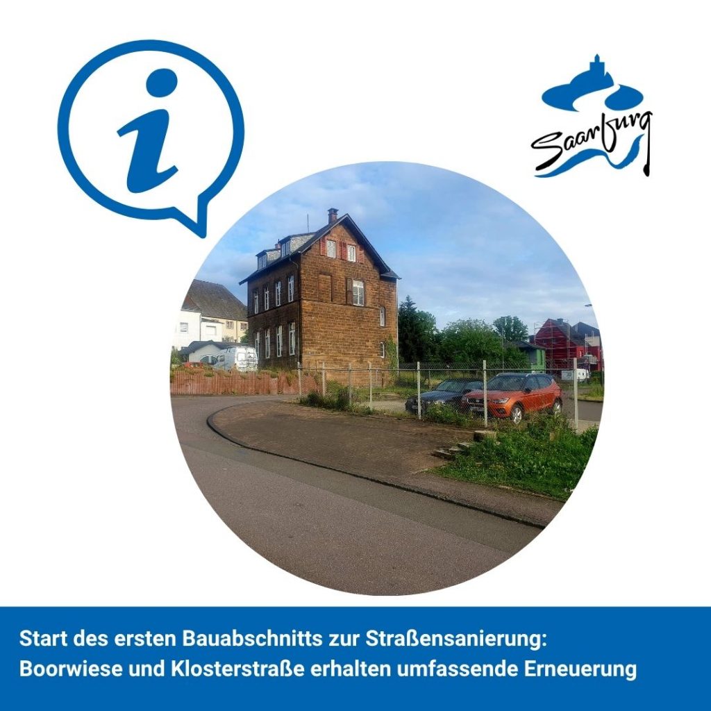 Sanierung Straßen Boorwiese Klosterstraße