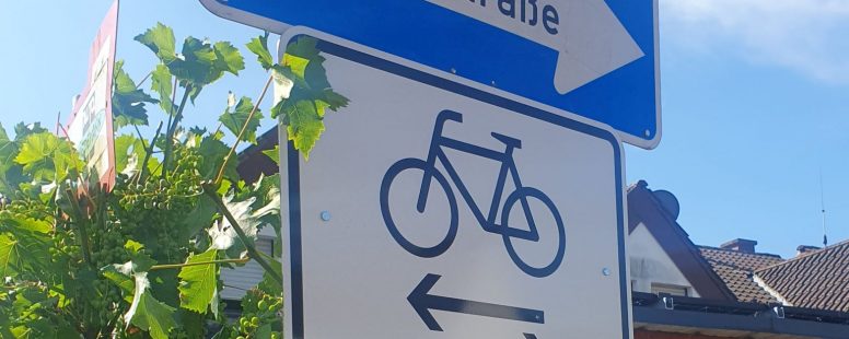 Obere Graf-Siegfried-Straße und Straße „Am Gymnasium“ für Radverkehr in Gegenrichtung freigegeben